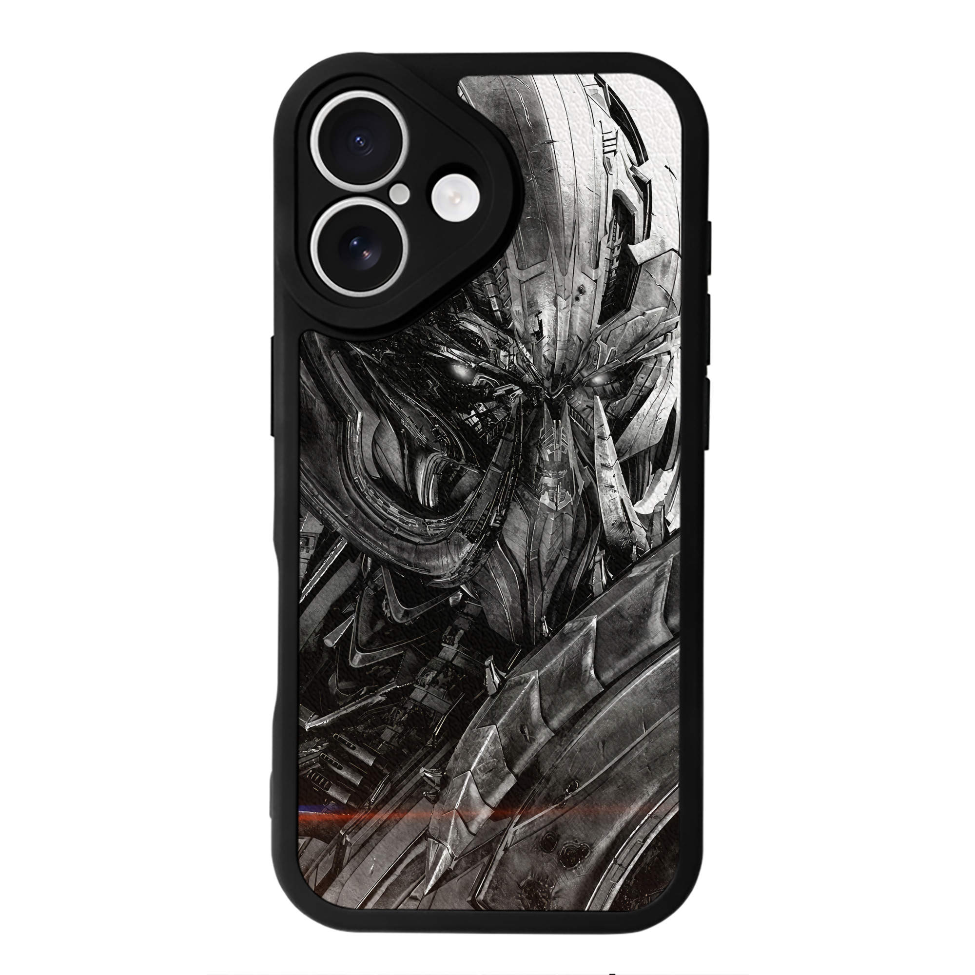 （画像用） Transformers トランスフォーマー 【iPhone 16シリーズ対応】シリコンスマホケース（レザー調） 材質：シリコン